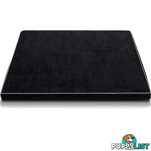 Pet Dog Anti Skid Sleep Memory Foam Mattress Bed Large Black