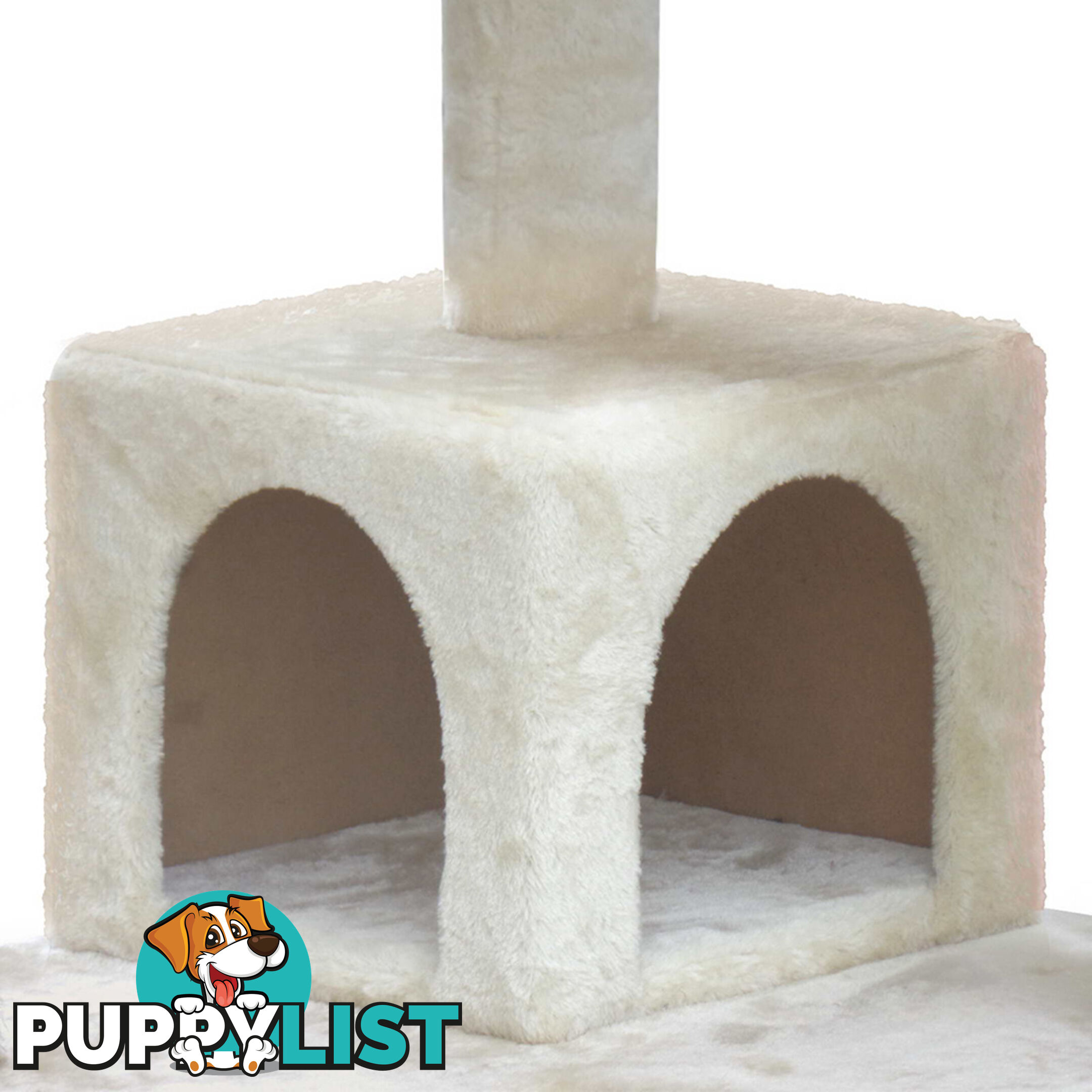 Cat Scratching Post  Tree House Condo 134cm Beige