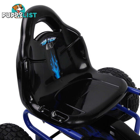 Kids Pedal Go Kart - Blue