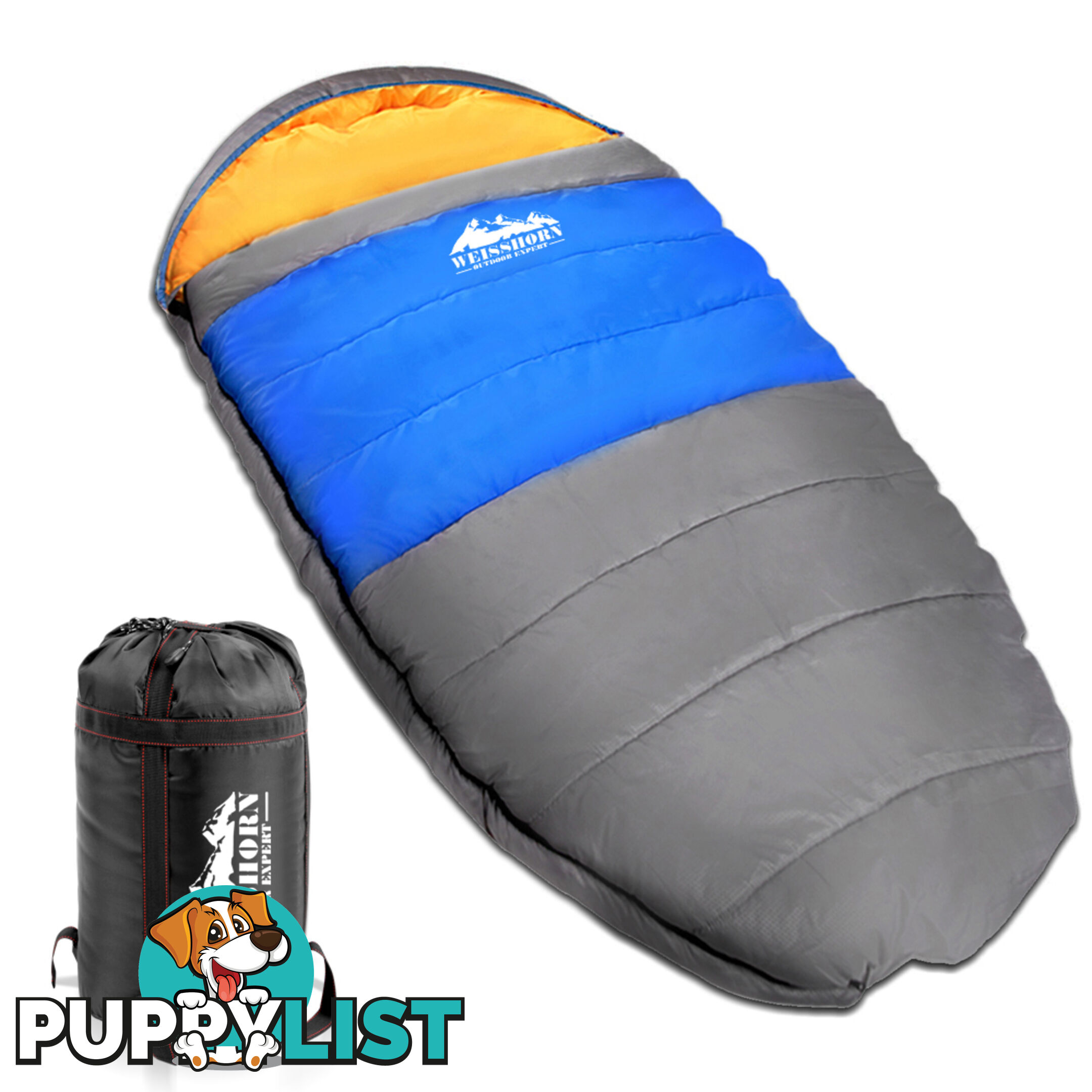 Camping Thermal Sleeping Bag King Blue