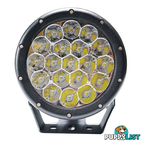 Pair 7inch 190w Cree LED Driving Light Black Spotlight Offroad HID 4x4 ATV