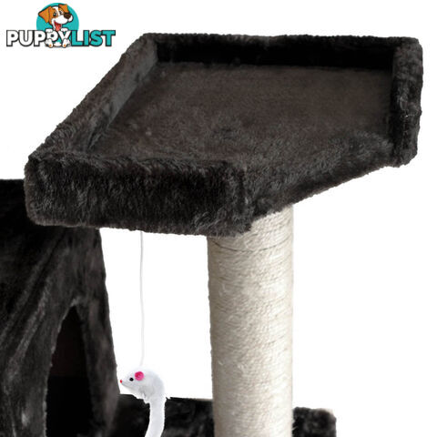 Cat Scratching Poles Post Furniture Tree 185cm Dark Grey