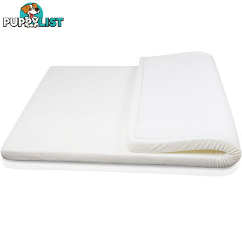 Visco Elastic Memory Foam Mattress Topper 7cm Double