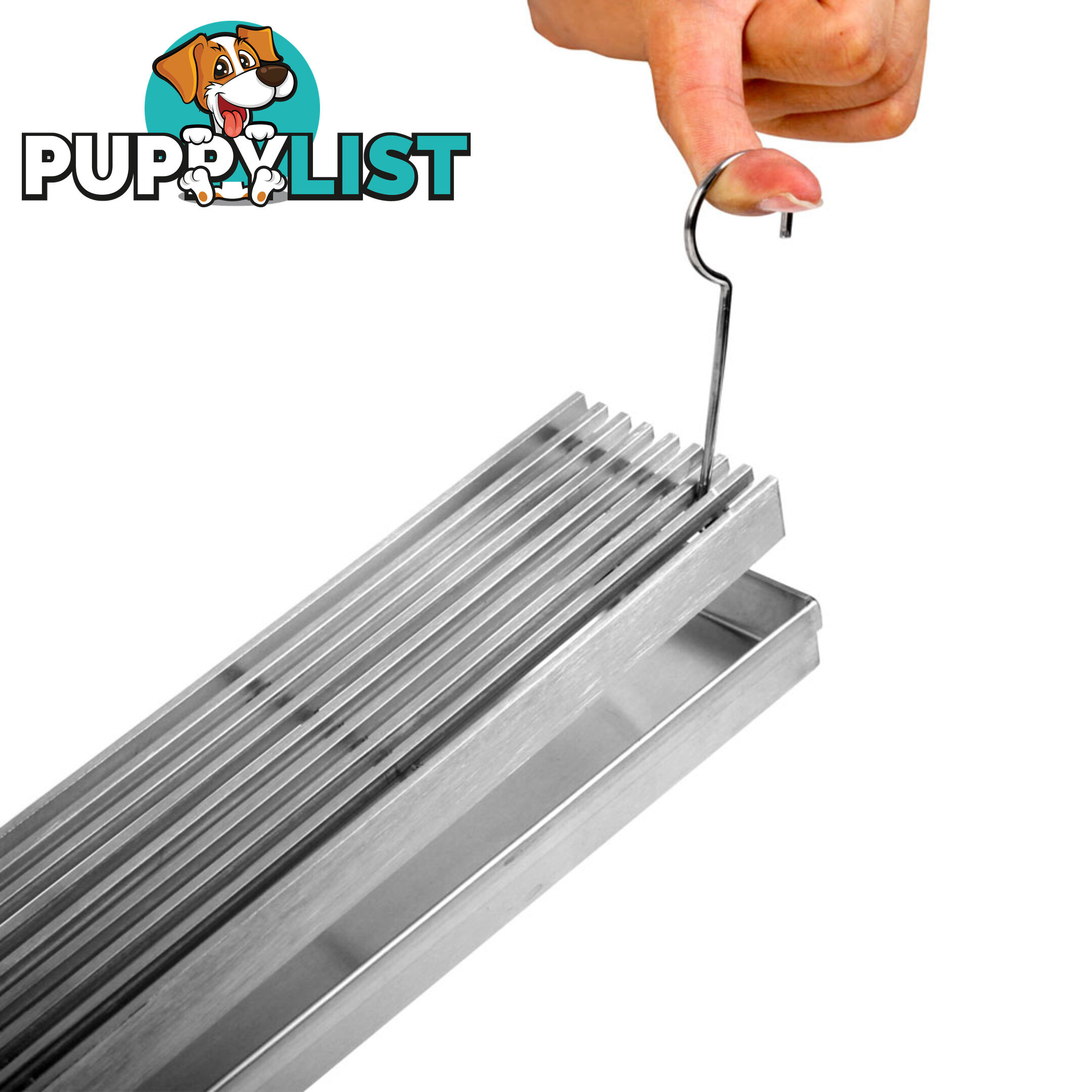 Heelguard Stainless Steel Shower Grate Drain Floor Bathroom 1000mm