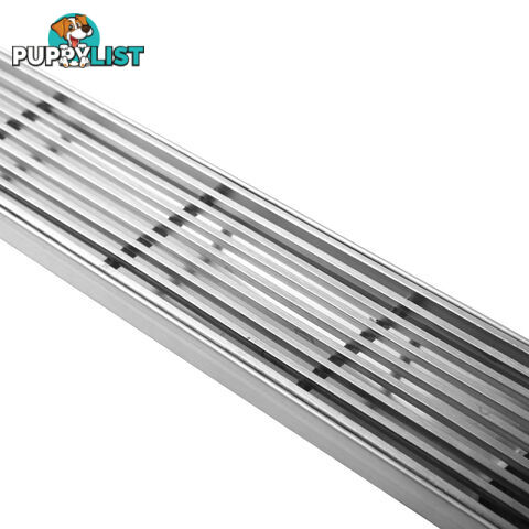 Heelguard Stainless Steel Shower Grate Drain Floor Bathroom 1000mm