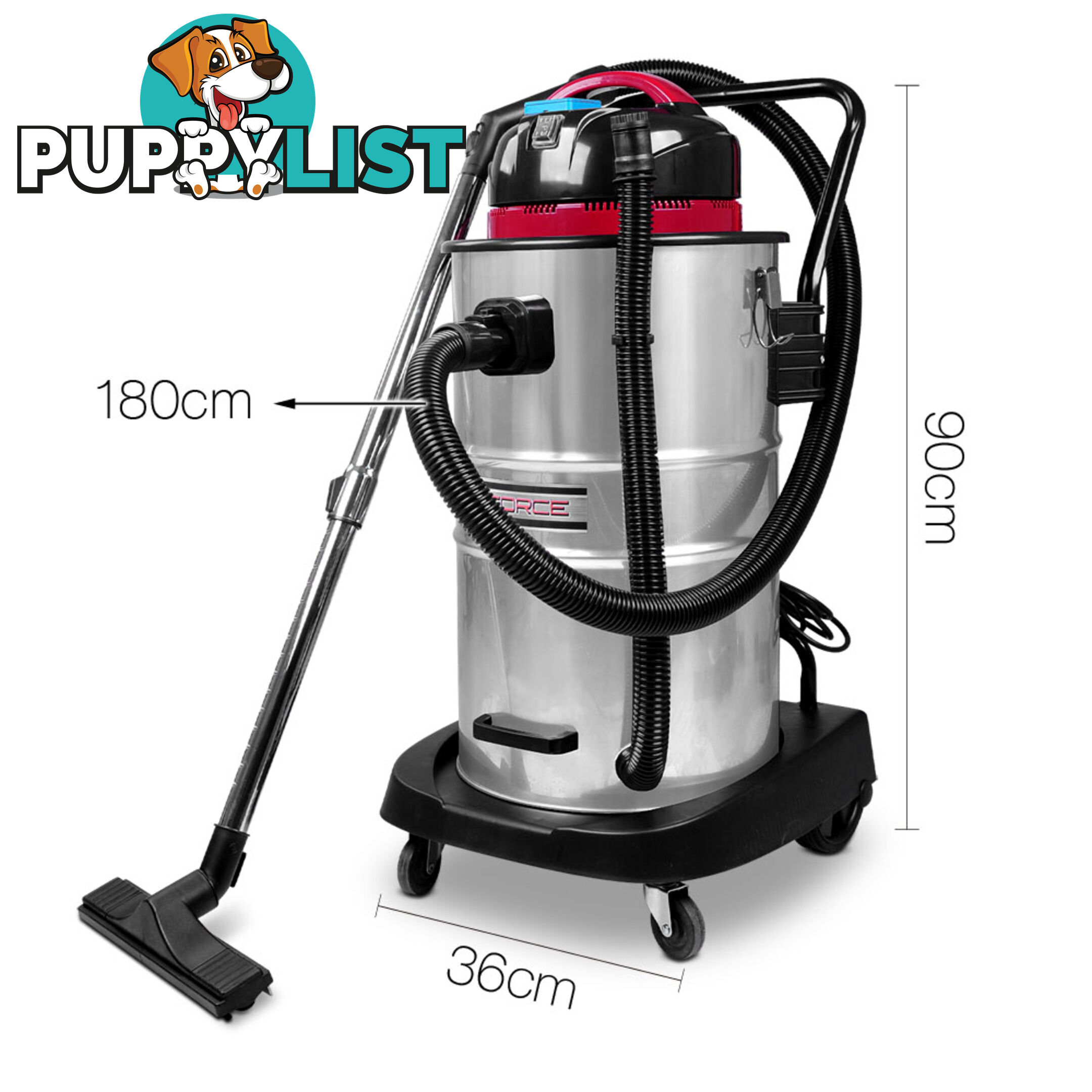 Industrial Commercial Bagless Dry Wet Vacuum Cleaner 60L