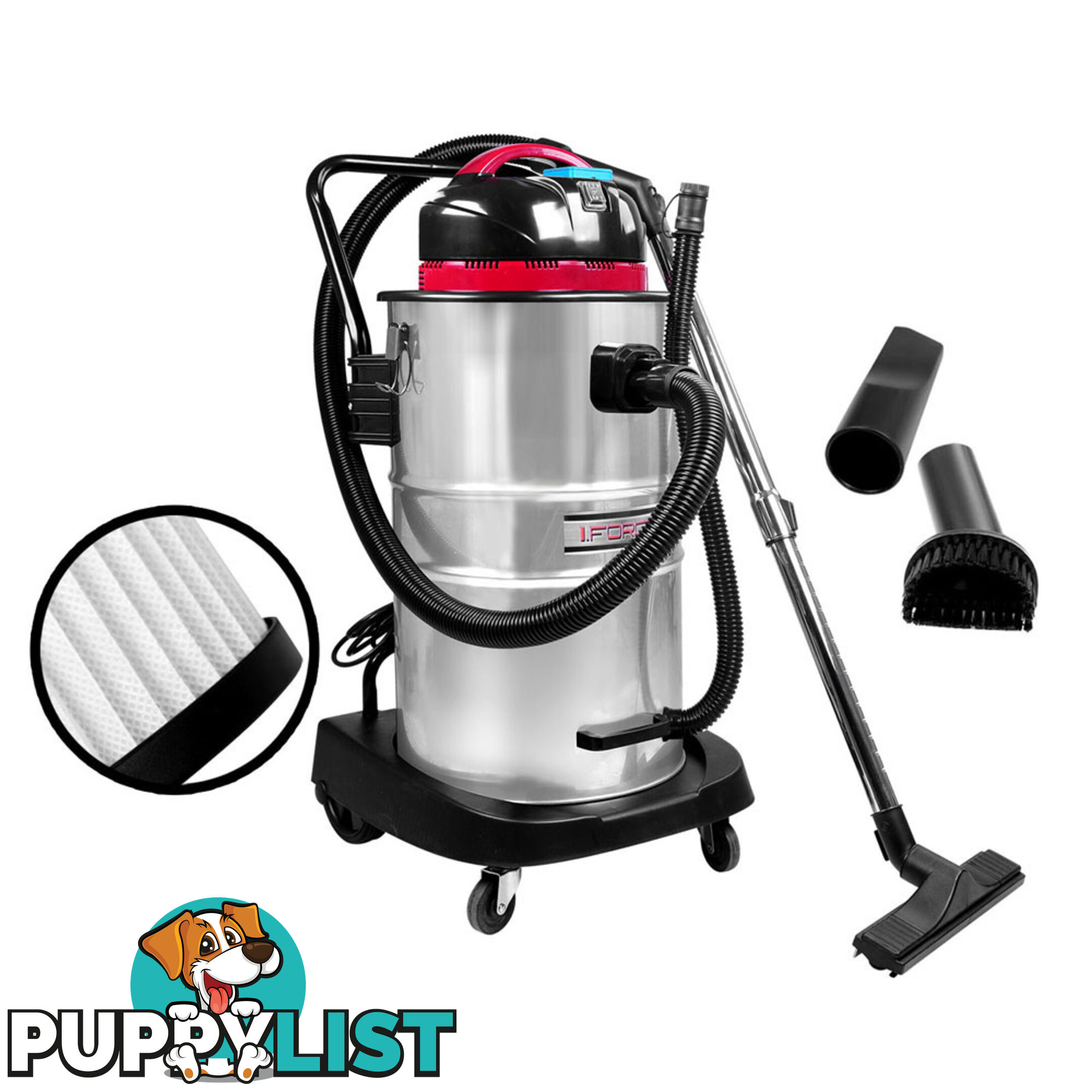 Industrial Commercial Bagless Dry Wet Vacuum Cleaner 60L