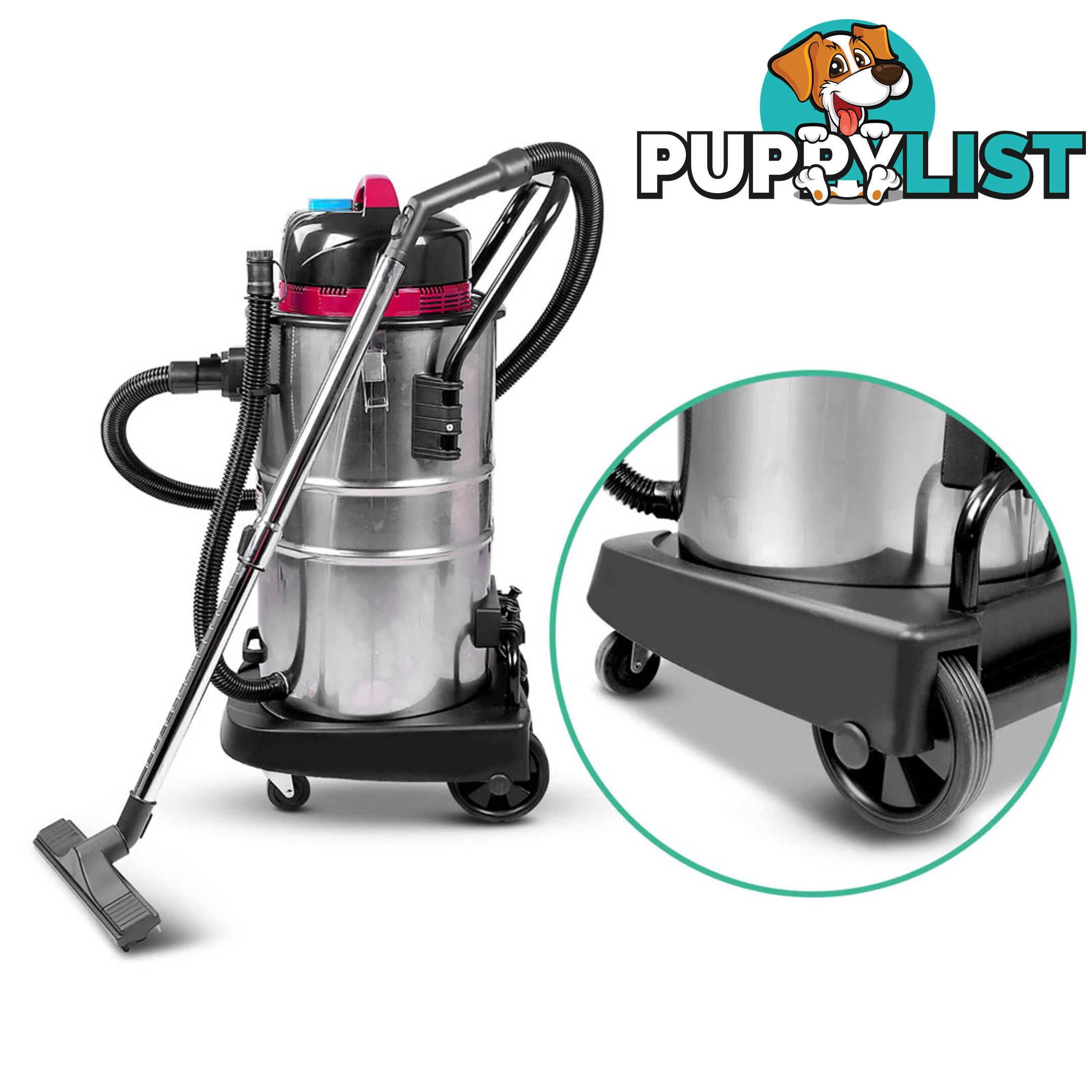 Industrial Commercial Bagless Dry Wet Vacuum Cleaner 60L