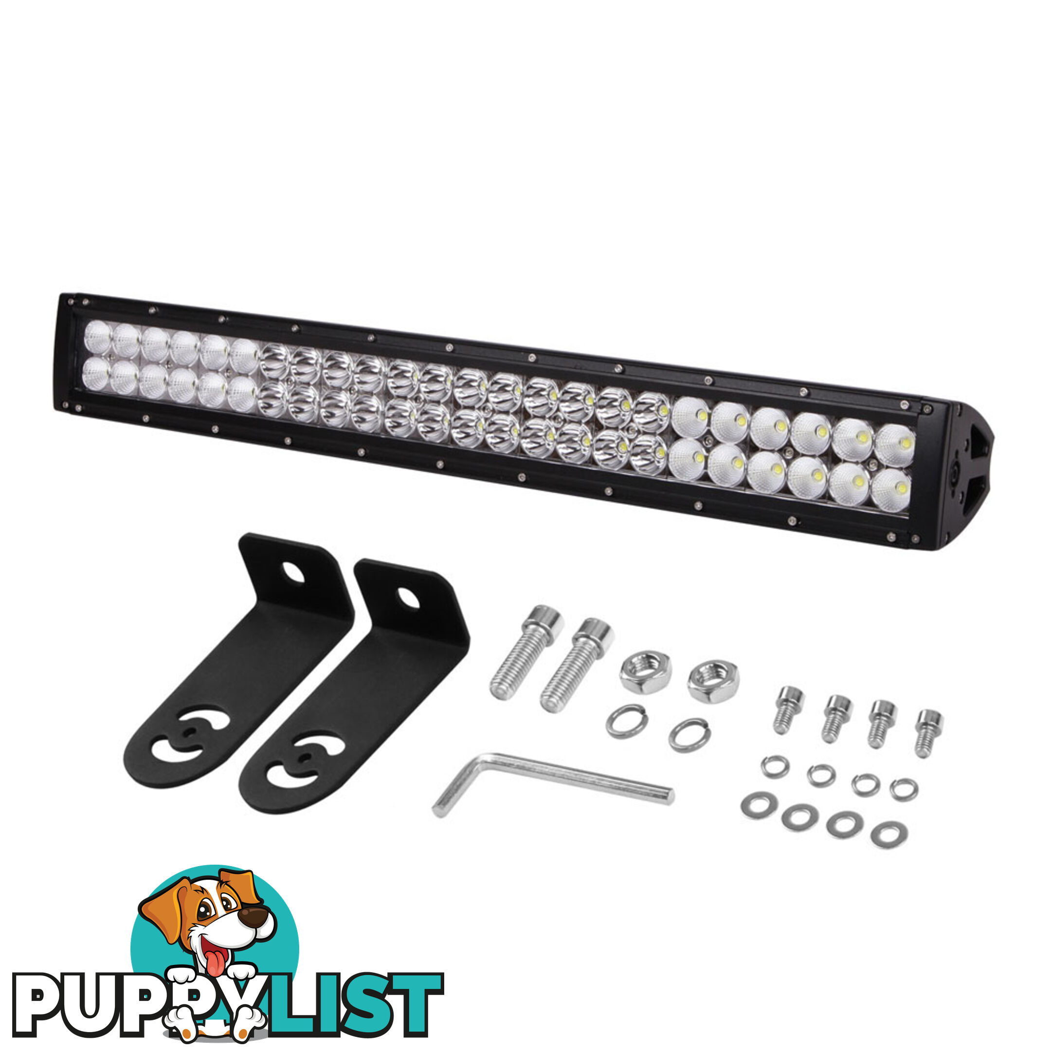 32 Inch Epistar Dual LED Spot 5W & Flood Light Bar 300W