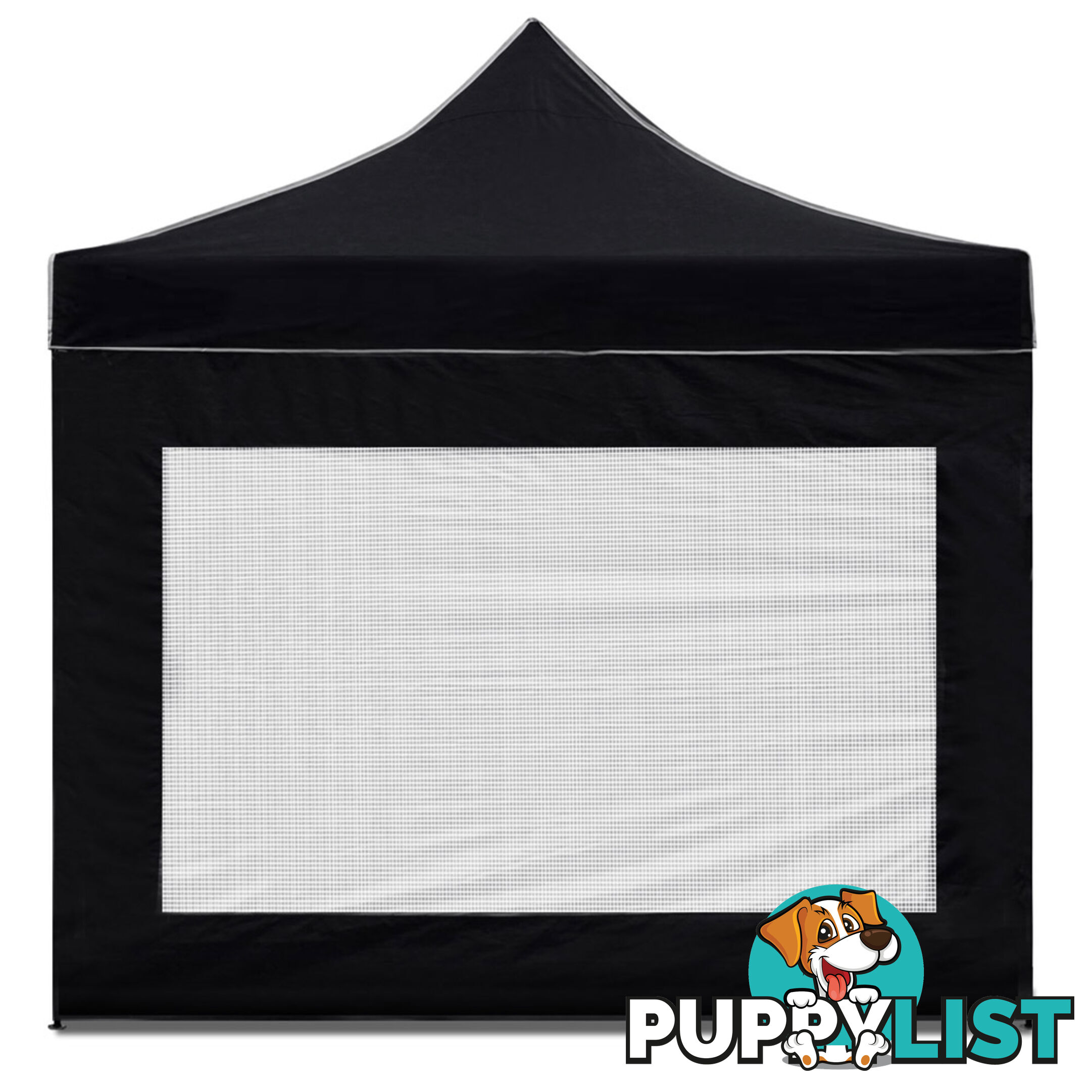 3x3 Pop Up Gazebo Hut with Sandbags Black