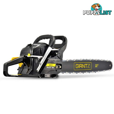 Giantz 58CC Petrol Chainsaw w/ Carry Bag and Safety Set