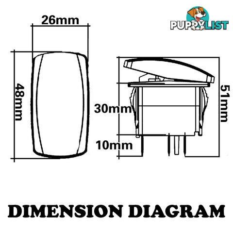 LED LIGHT BAR CARLING ROCKER SWITCH LASER ETCHED WORK LIGHT BAR 4WD UTE 12V 24V