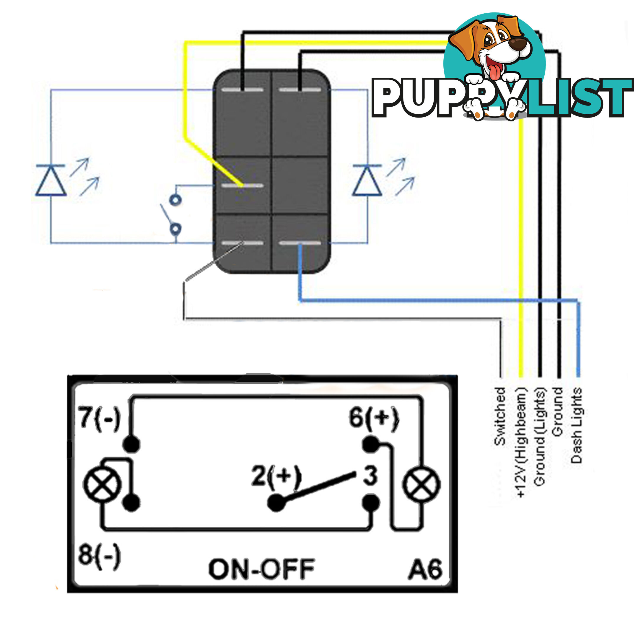 LED LIGHT BAR CARLING ROCKER SWITCH LASER ETCHED WORK LIGHT BAR 4WD UTE 12V 24V