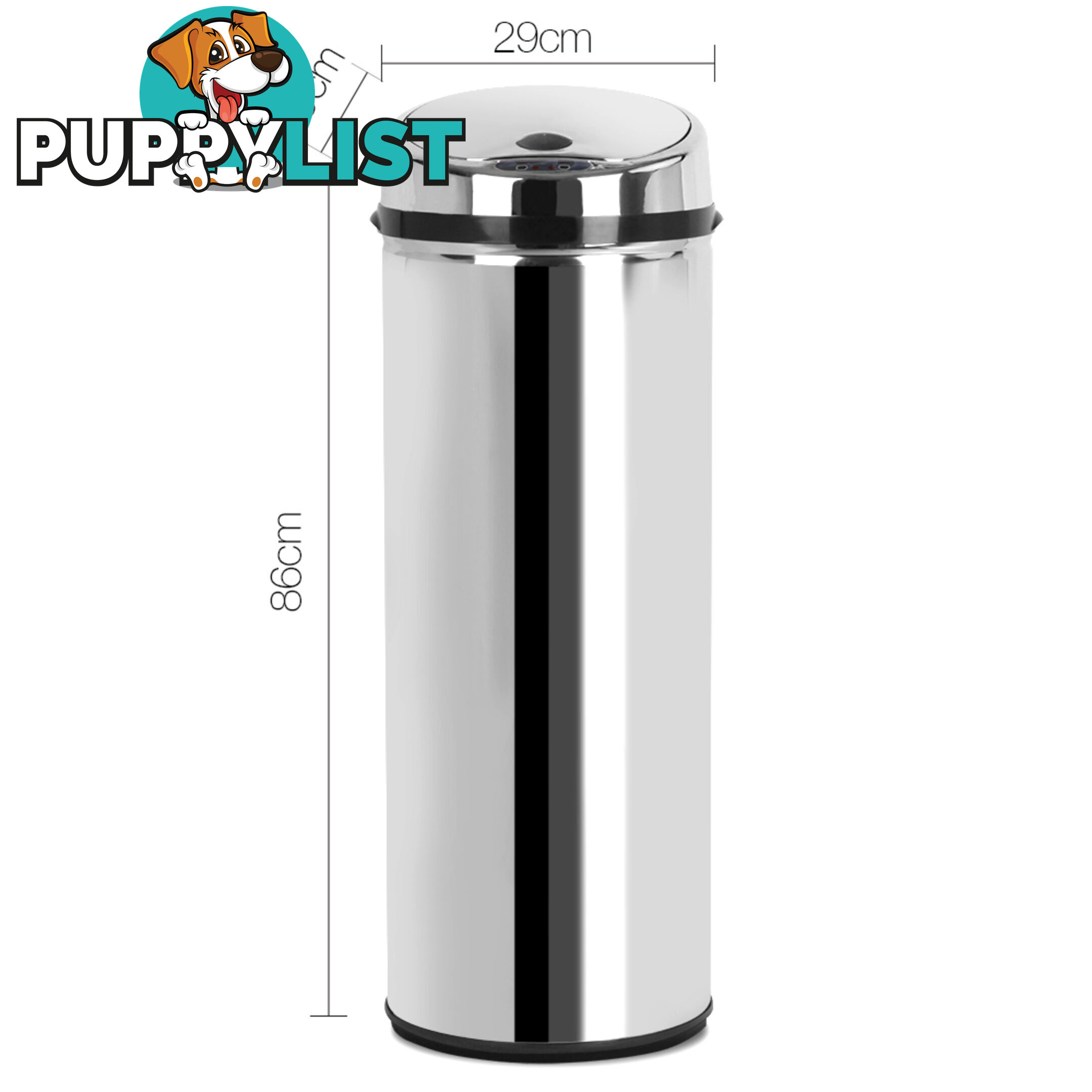 Stainless Steel Motion Sensor Rubbish Bin _ÑÐ 50L