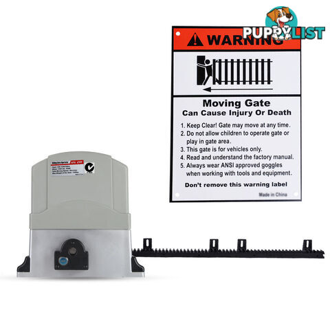 Automatic Sliding Gate Opener with 2 Remote Controls