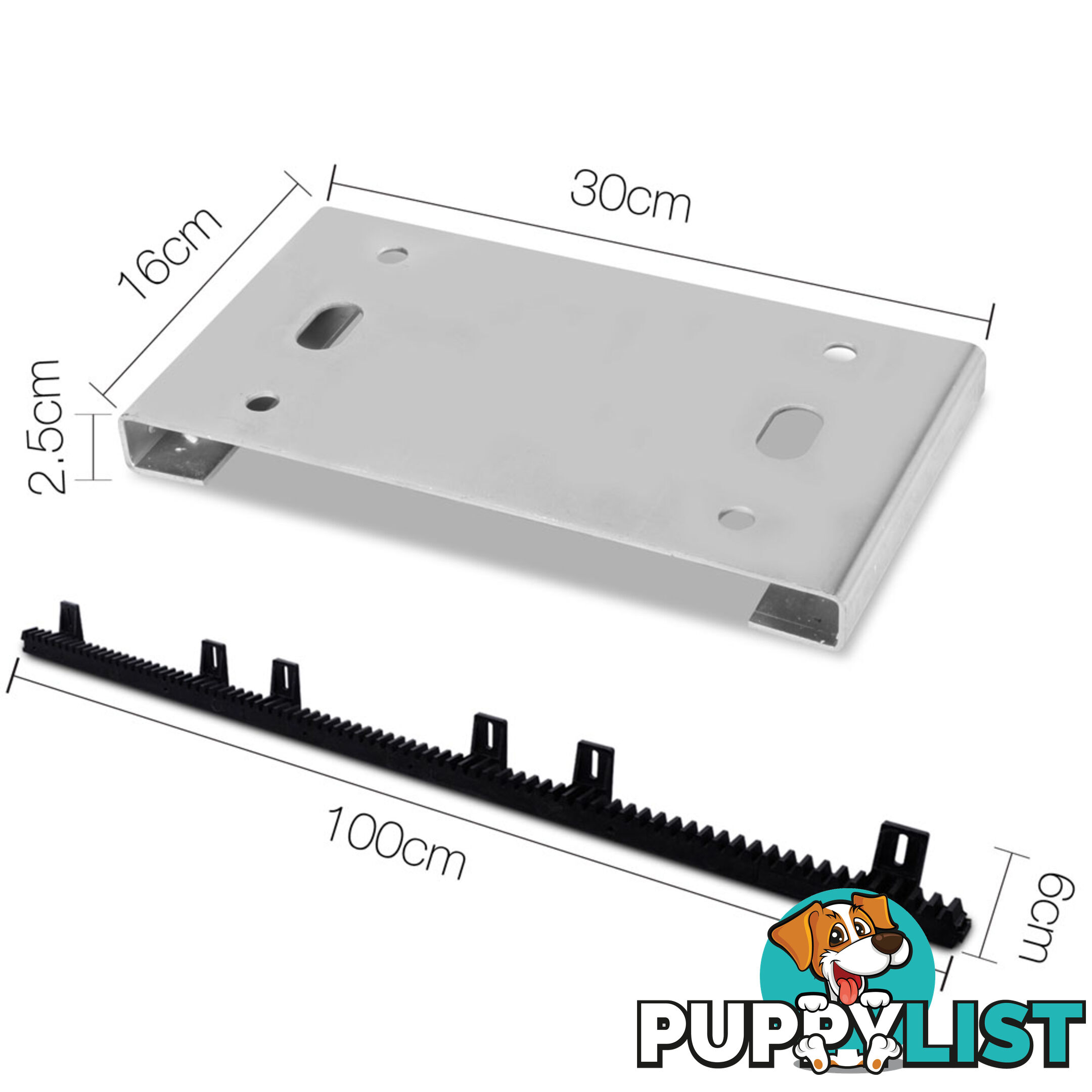 Automatic Sliding Gate Opener with 2 Remote Controls