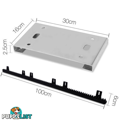 Automatic Sliding Gate Opener with 2 Remote Controls