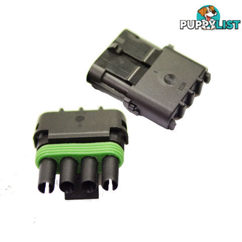 2PCS 12V/24V KITS 1.5MM 4 WAY WATERPROOF AUTO ELECTRICAL WIRE CONNECTOR PLUG