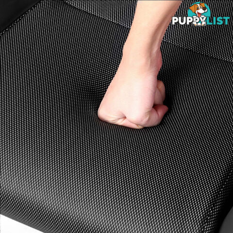 PU Leather & Mesh Reclining Office Desk Gaming Executive Chair - Black