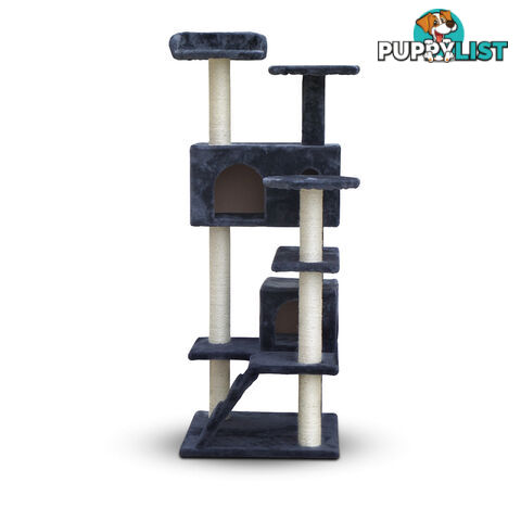 Cat Scratching Post  Tree House Condo 134cm Grey