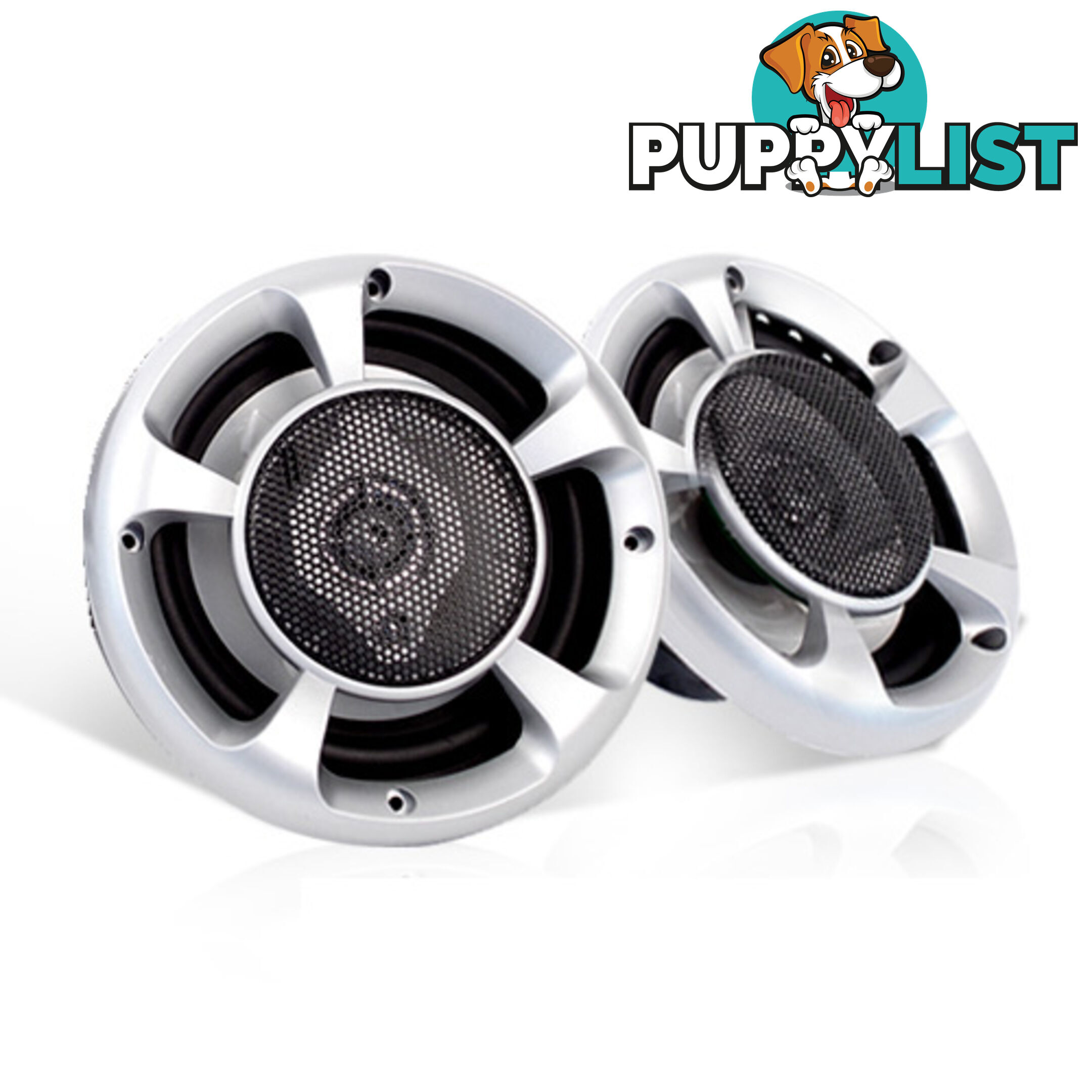 Set of 2 MaxTurbo Car Speakers w/ LED Light 500w