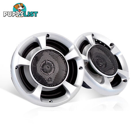 Set of 2 MaxTurbo Car Speakers w/ LED Light 500w