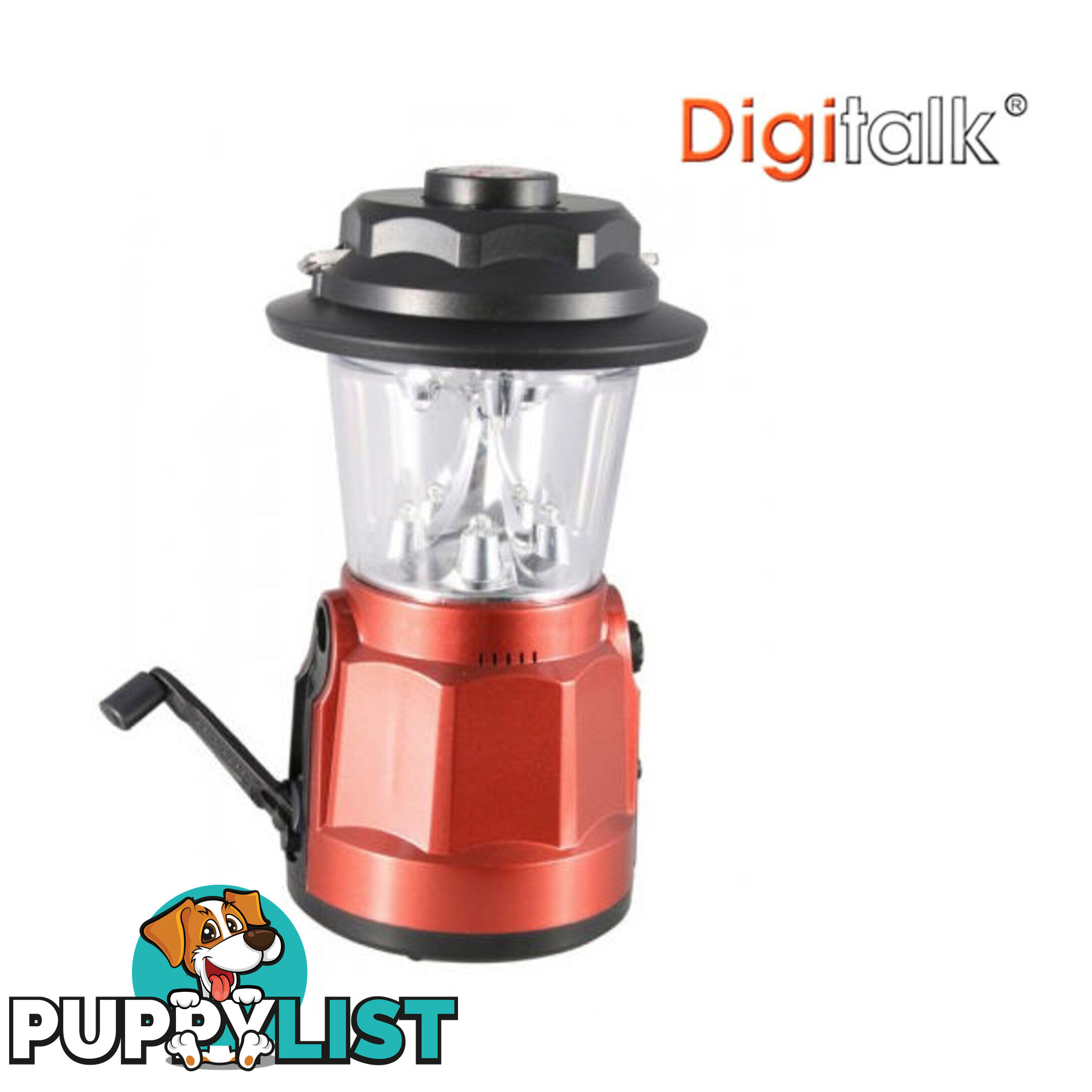 Portable Dynamo LED Lantern Radio with Built-In Compass