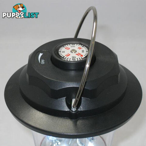 Portable Dynamo LED Lantern Radio with Built-In Compass