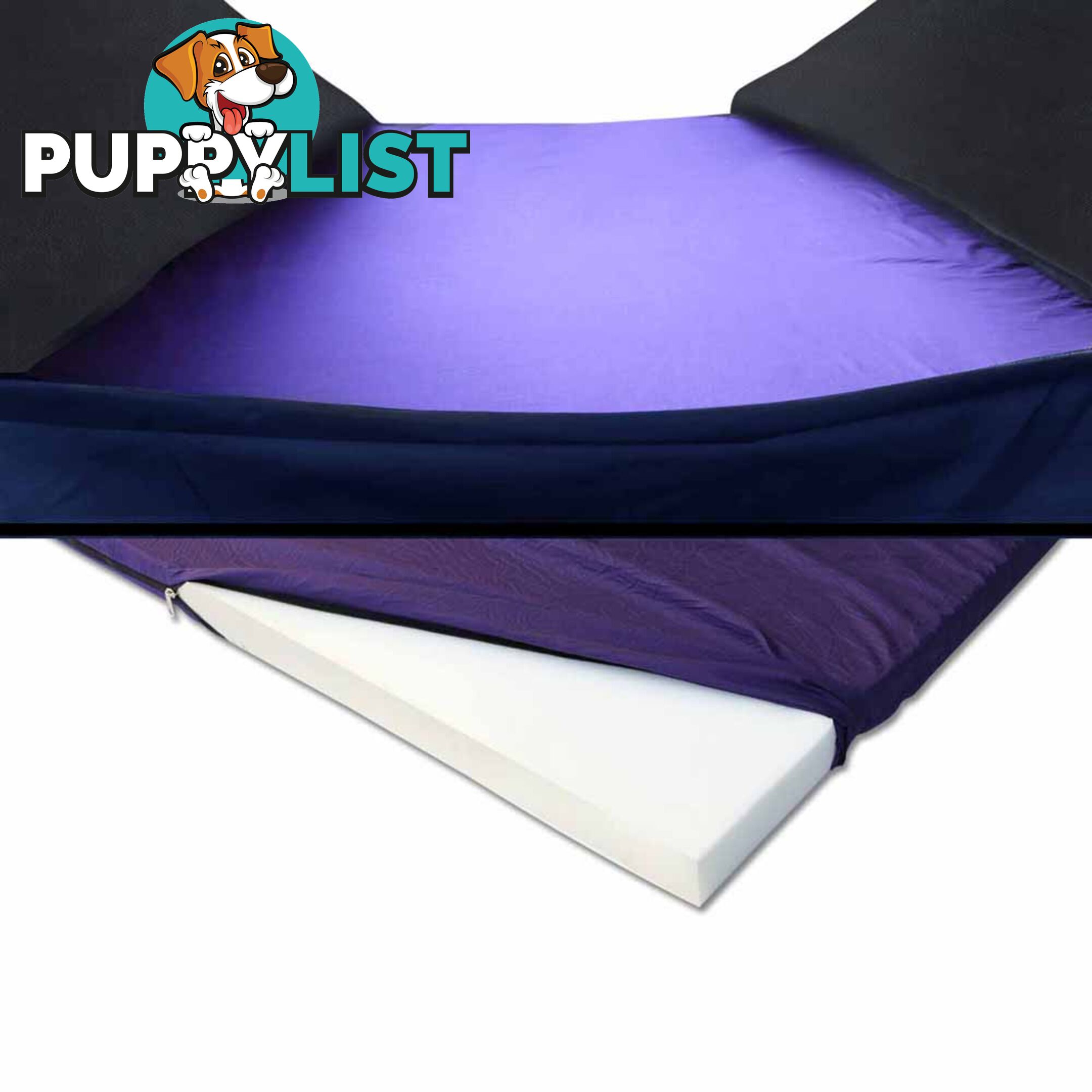 Double Camping Canvas Swag with Mattress and Air Pillow - Blue