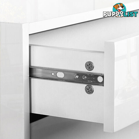 High Gloss Shoe Cabinet Rack White