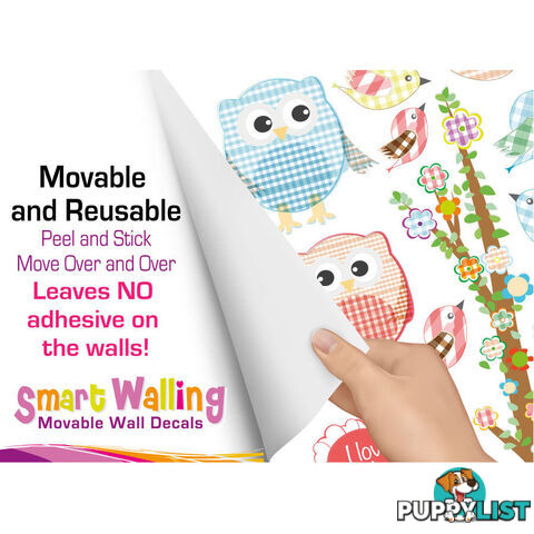 Love Owl-ways Tree Wall Stickers - Totally Movable