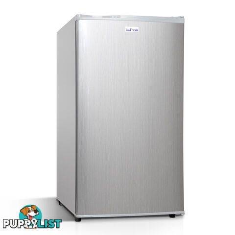 Upright 2-in-1 95L Caravan Bar Fridge Freezer Stainless Steel