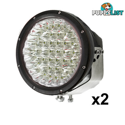 2X 9inch 315w CREE LED Driving Light Spot Beam Offroad Work Bar Lamp 4WD Black