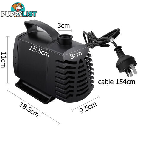 4000LPH Aquarium Fountain Pond Submersible Water Pump