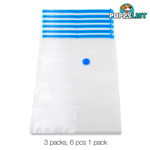 Set of 18 Vacuum Storage Bags 60 x 80cm