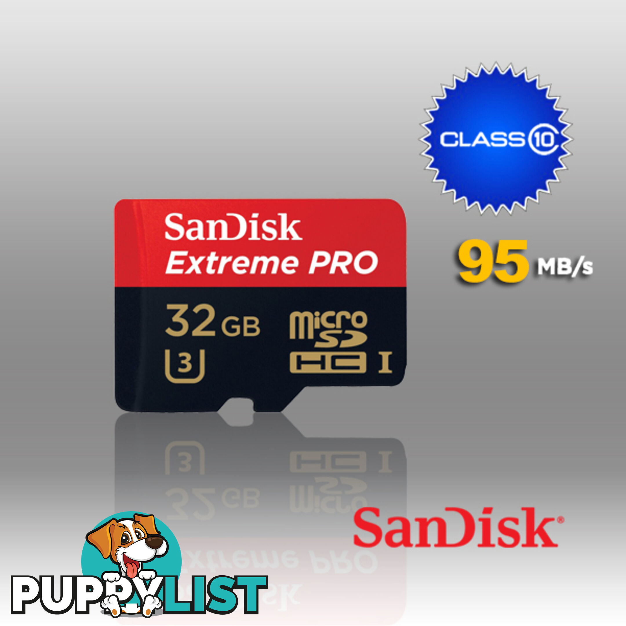 Sandisk 32GB Memory Card Extreme Pro MicroSDHC UHS-I CLASS 10 95mb/S