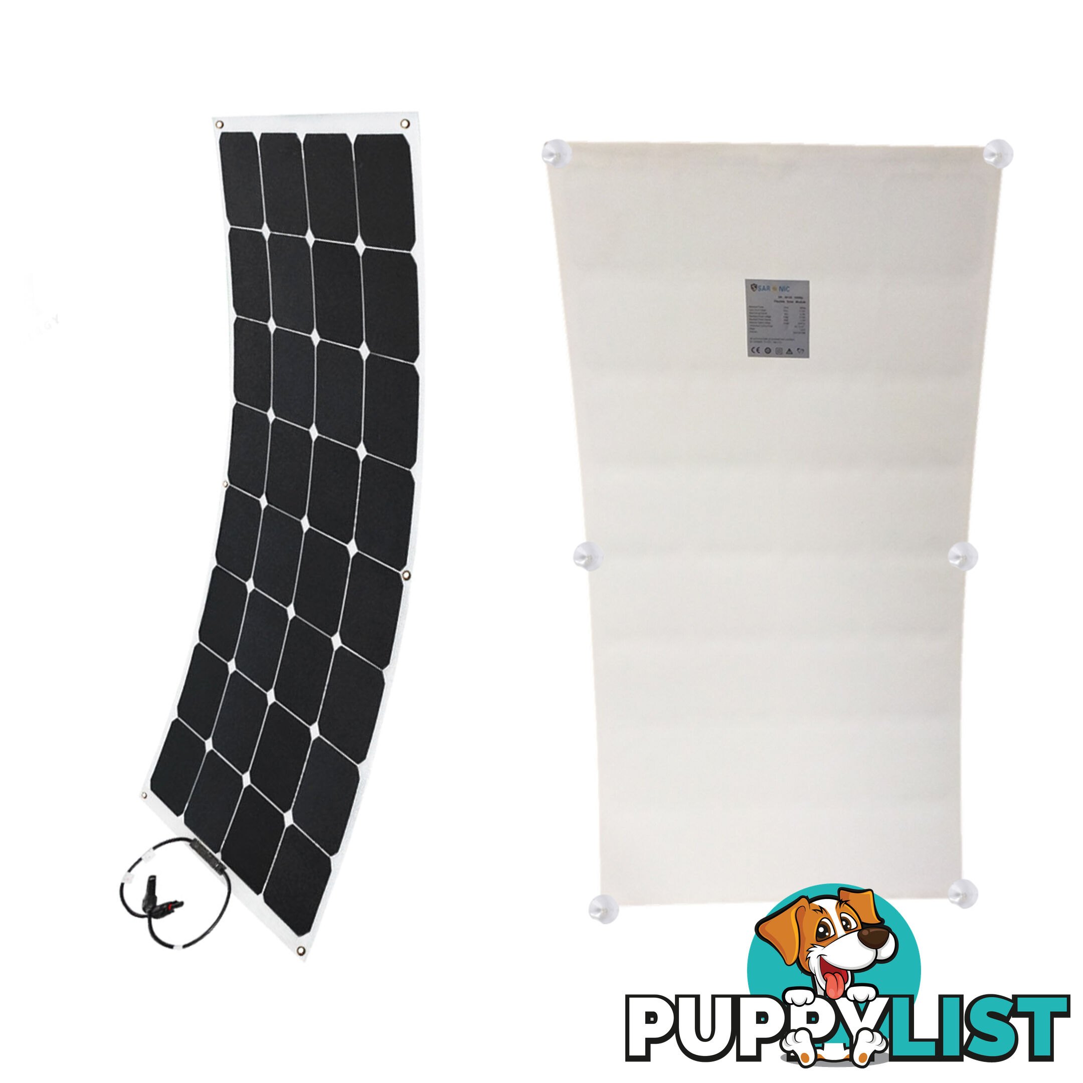 100W 12V FLEXIBLE SOLAR PANEL KIT GENERATOR CARAVAN CAMPING POWER MONO CHARGING