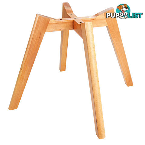 Set of 2 Dining Chair PU Leather Seat Black