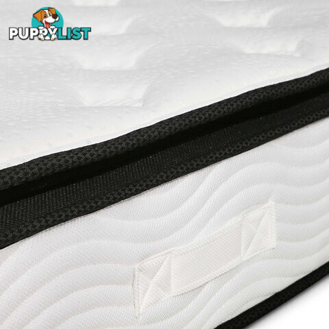 Latex Pillow Top Pocket Spring Mattress Single