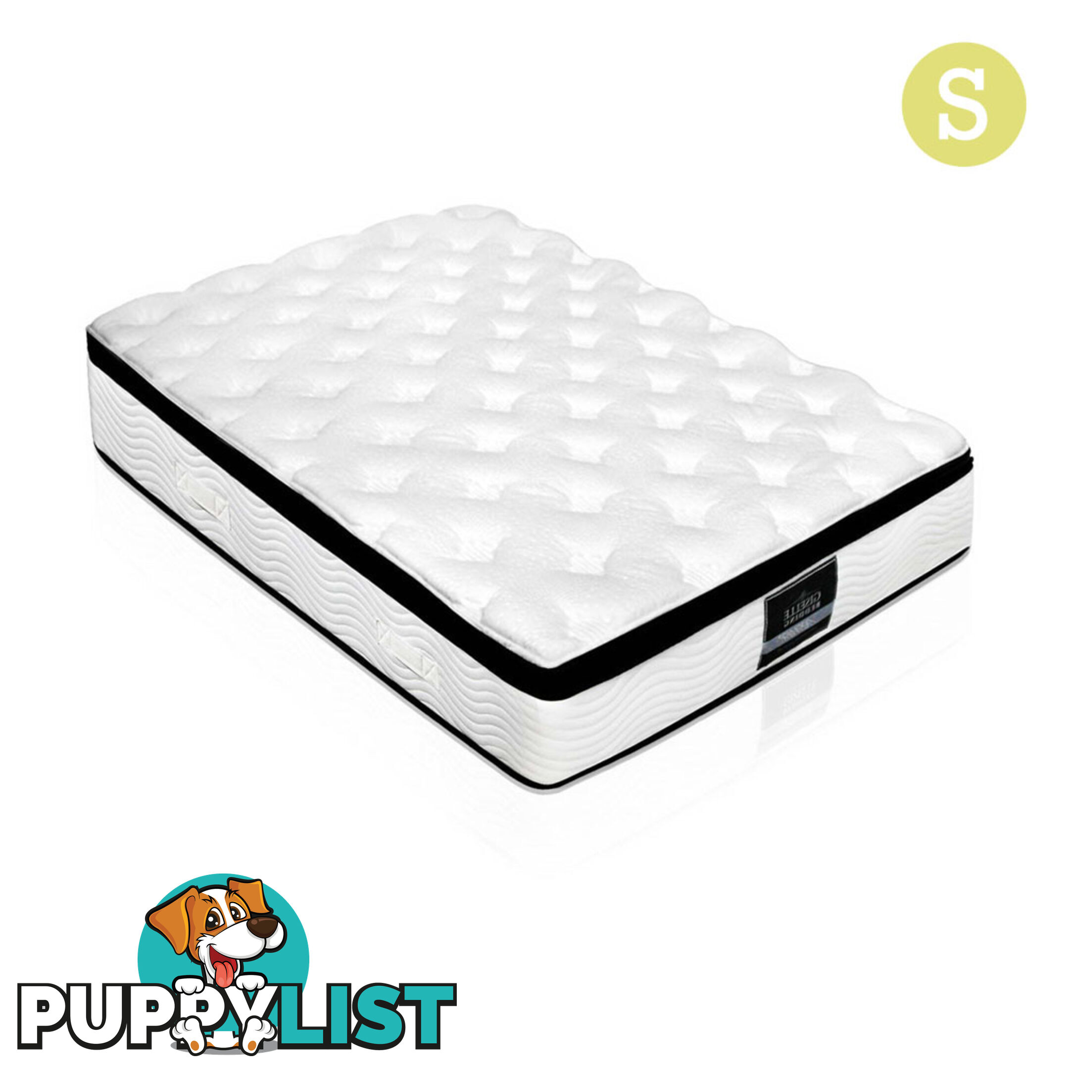 Latex Pillow Top Pocket Spring Mattress Single