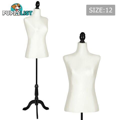 Female Mannequin Cloth Display Tailor Dressmaker Black