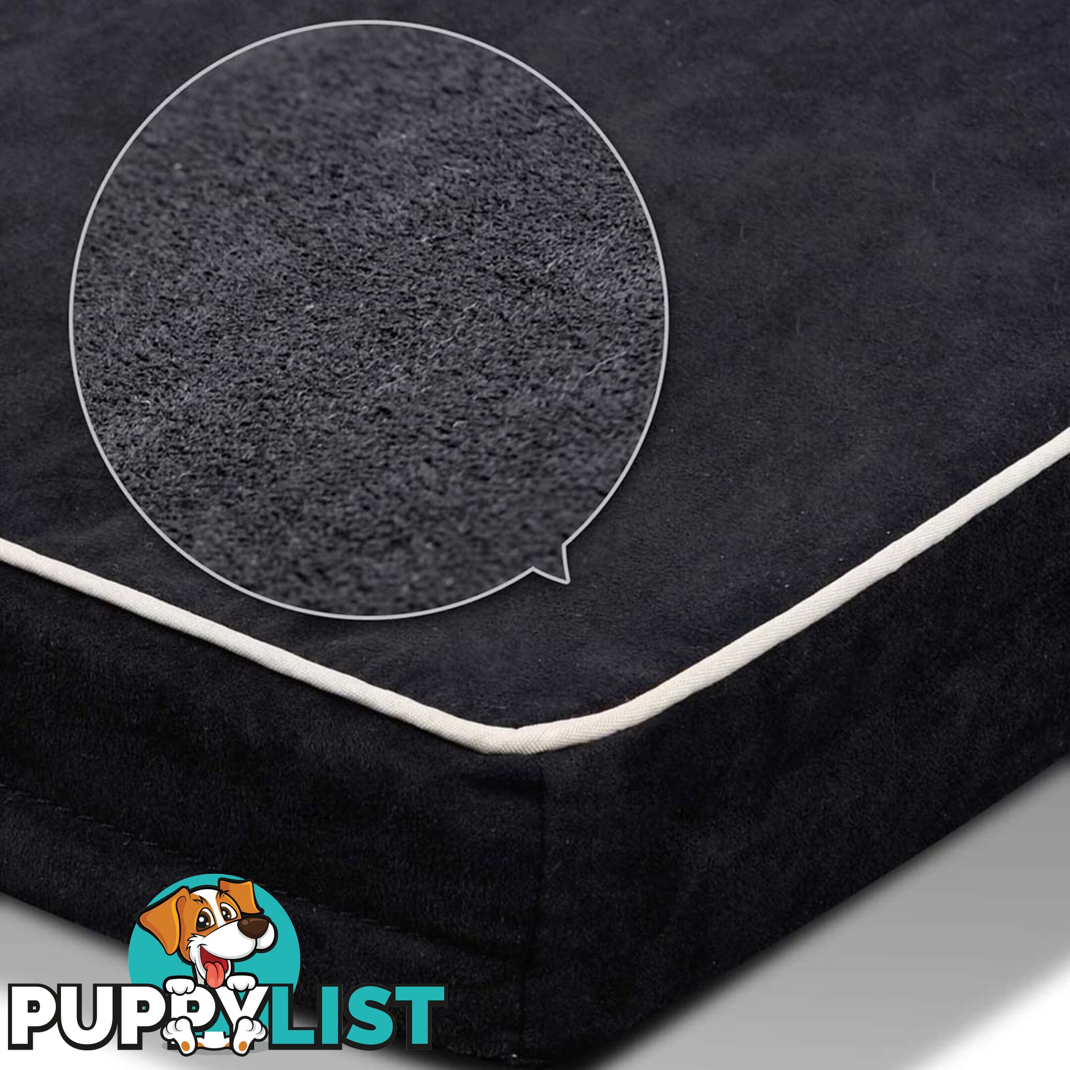 Pet Dog Anti Skid Sleep Memory Foam Mattress Bed Small Black