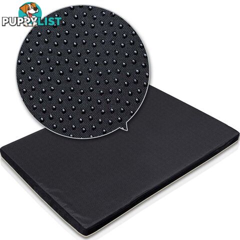 Pet Dog Anti Skid Sleep Memory Foam Mattress Bed Small Black