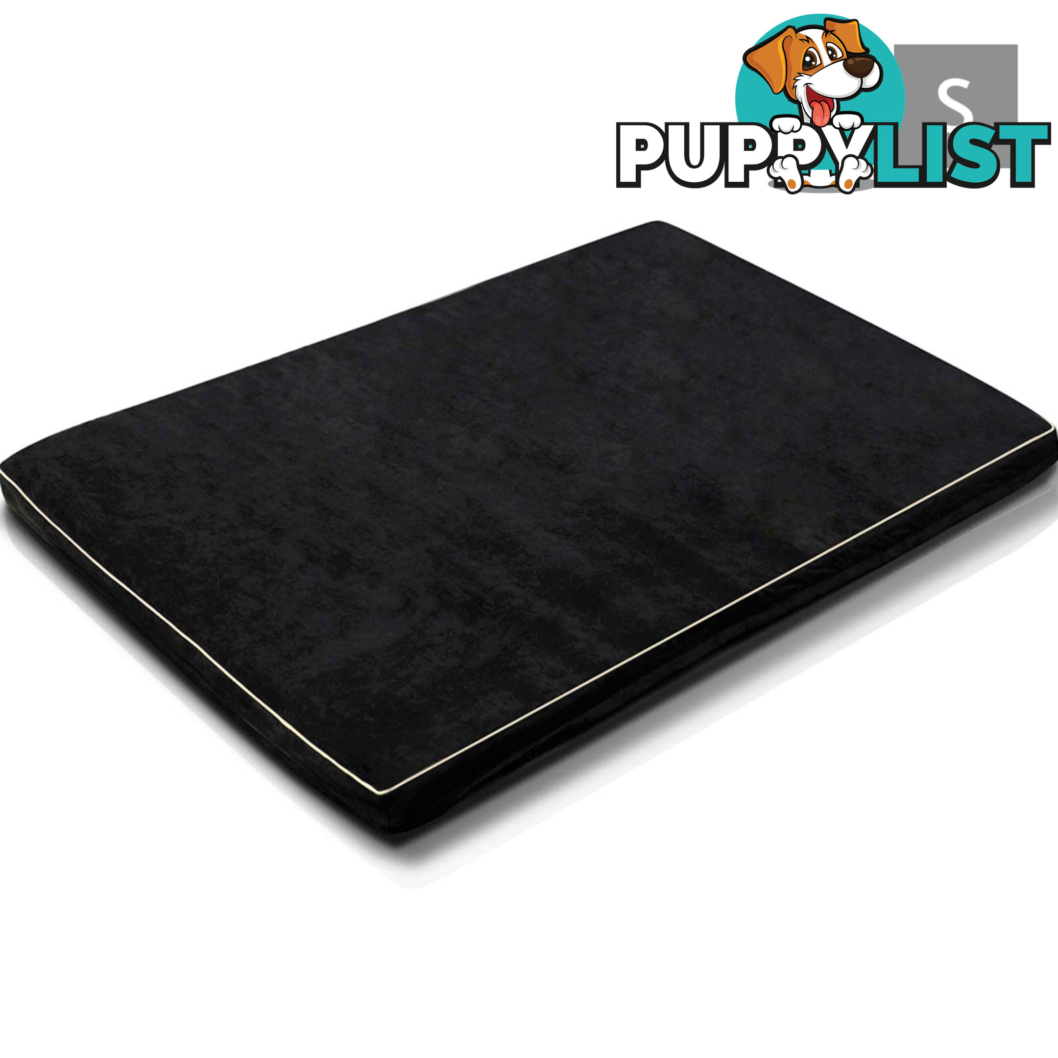 Pet Dog Anti Skid Sleep Memory Foam Mattress Bed Small Black