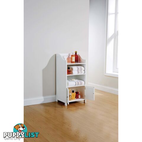 Grace 2 Door Deluxe Cupboard in WHITE