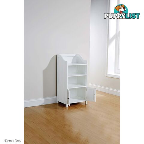 Grace 2 Door Deluxe Cupboard in WHITE