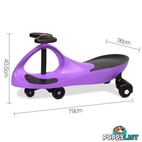 Pedal Free Swing Car - Purple