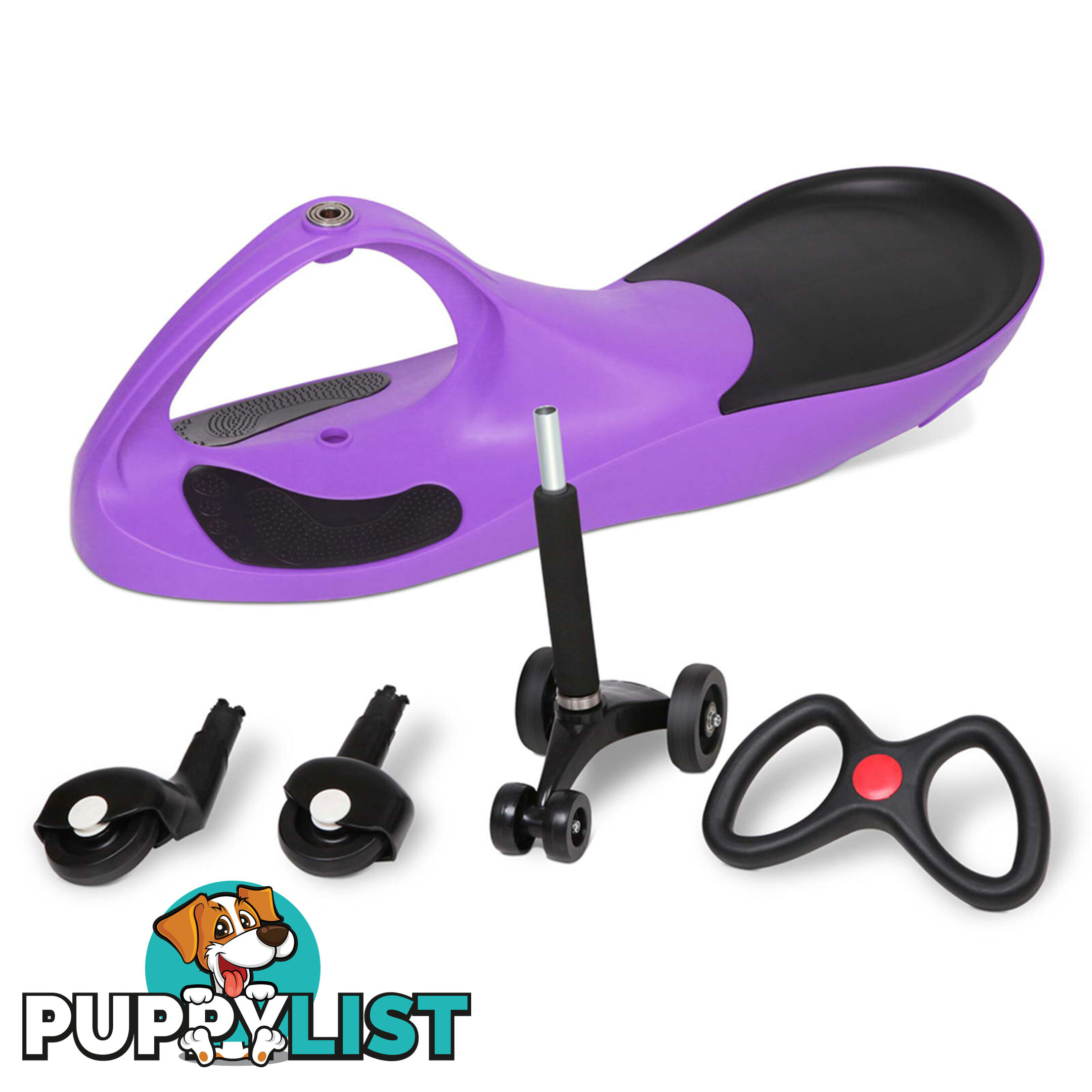 Pedal Free Swing Car - Purple