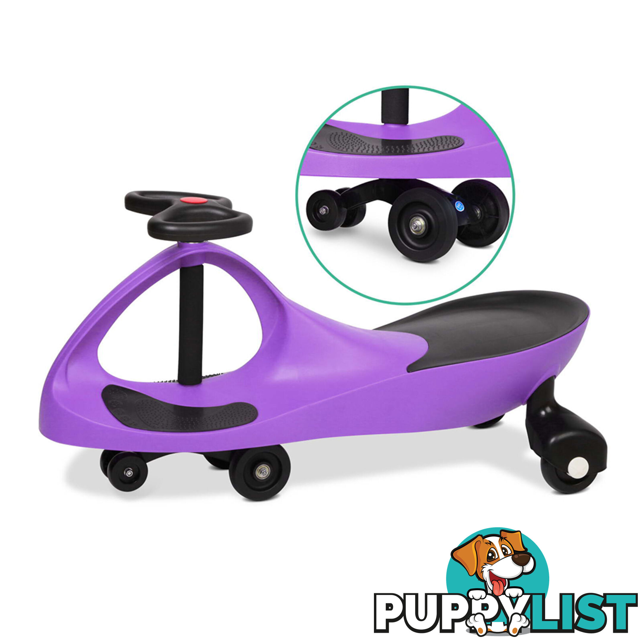 Pedal Free Swing Car - Purple