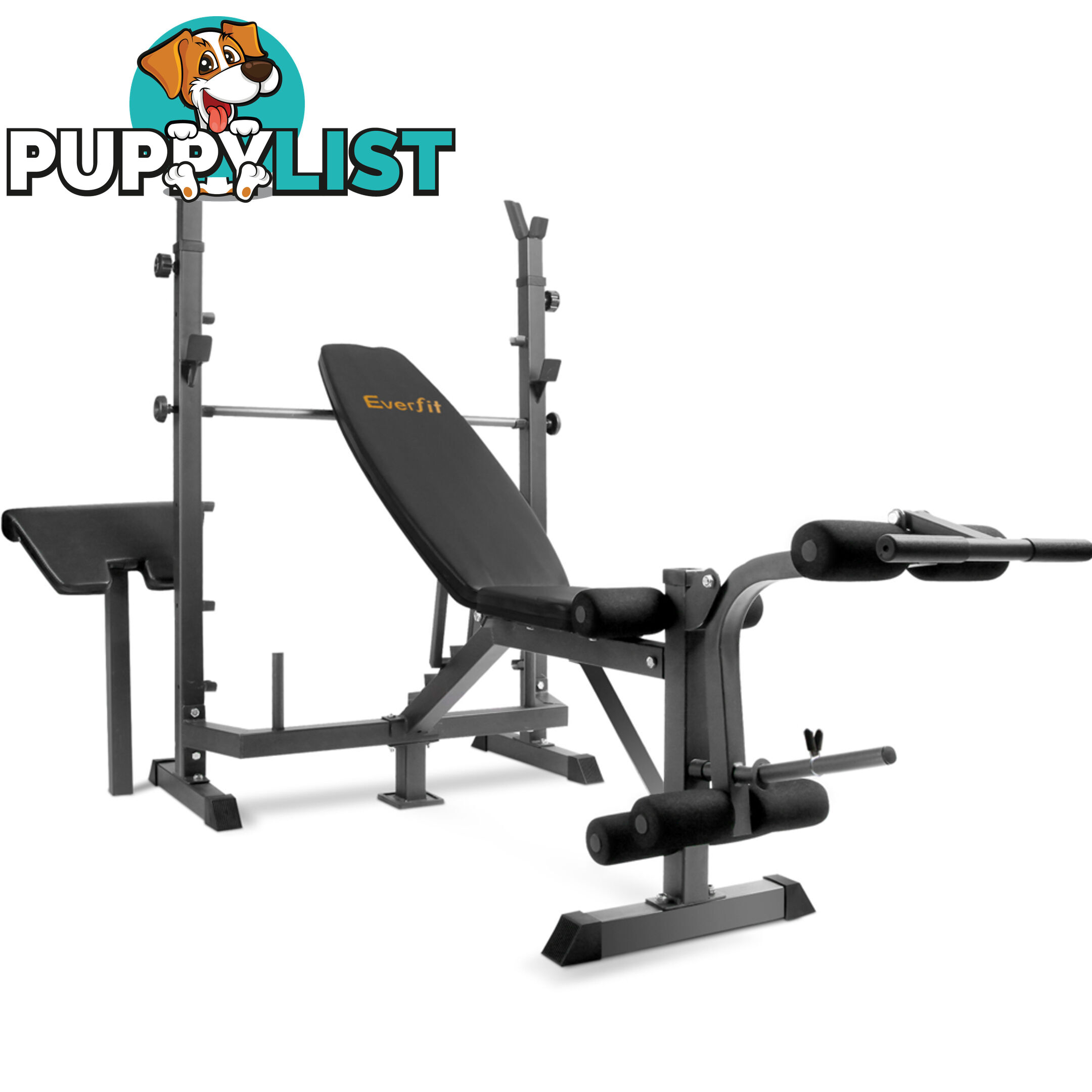 Multi-functional Fitness Bench Black